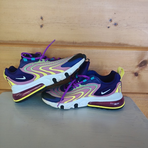 Nike Shoes - Nike Air Max 270 React Eggplant Magic Flamingo CK2595-500 Women's Size 7 EUC